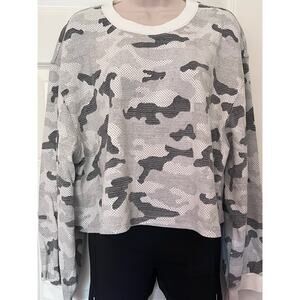 Oat New York Cropped Sweatshirt, Size XL, NWT